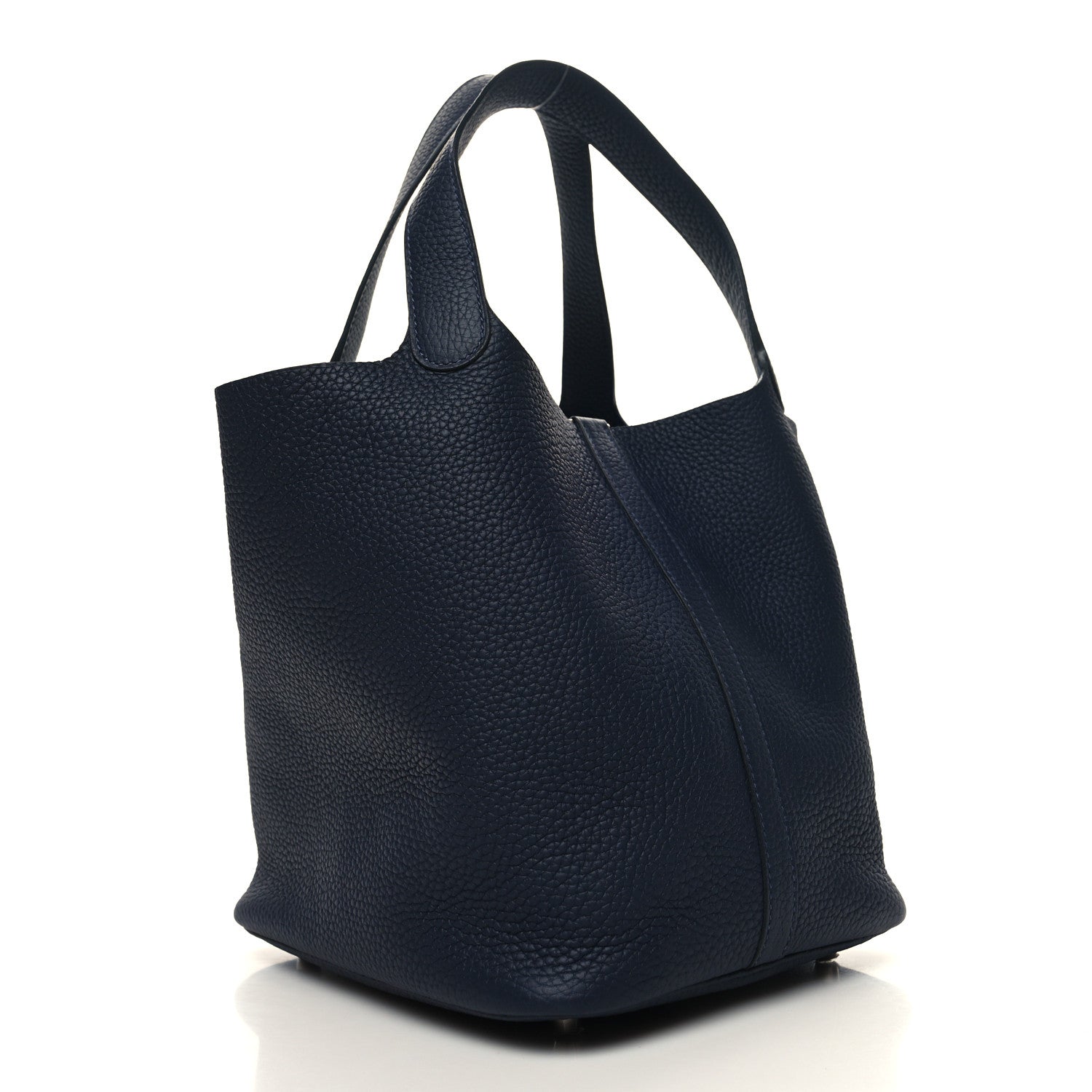 Hermes Taurillon Clemence Picotin Lock 22 MM Bleu Nuit 3 of 12