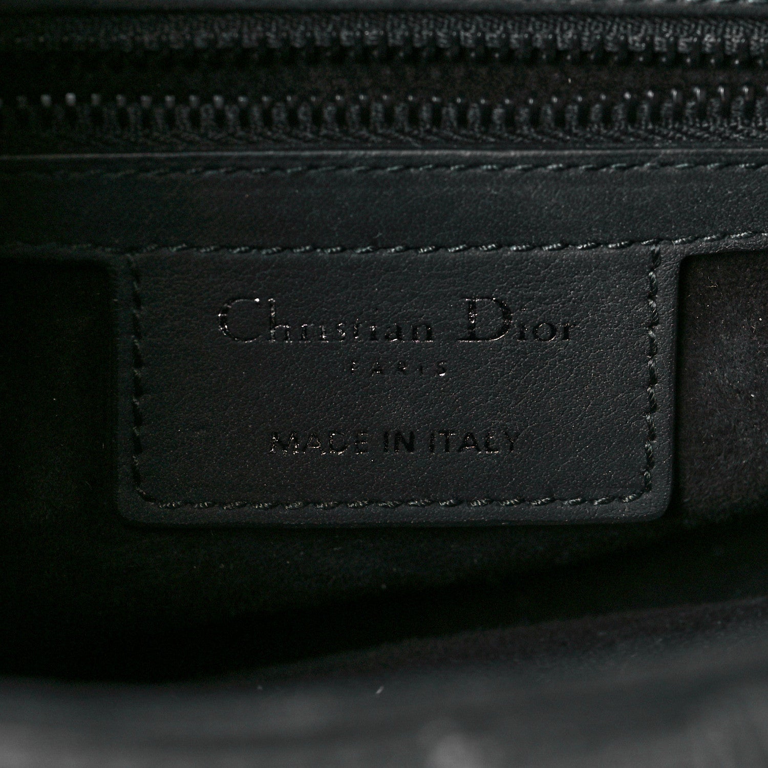 Christian Dior Ultra Matte Calfskin Saddle Bag Black 6 of 12