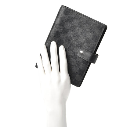 Louis Vuitton Damier Graphite Medium Ring Agenda Cover 2 of 7