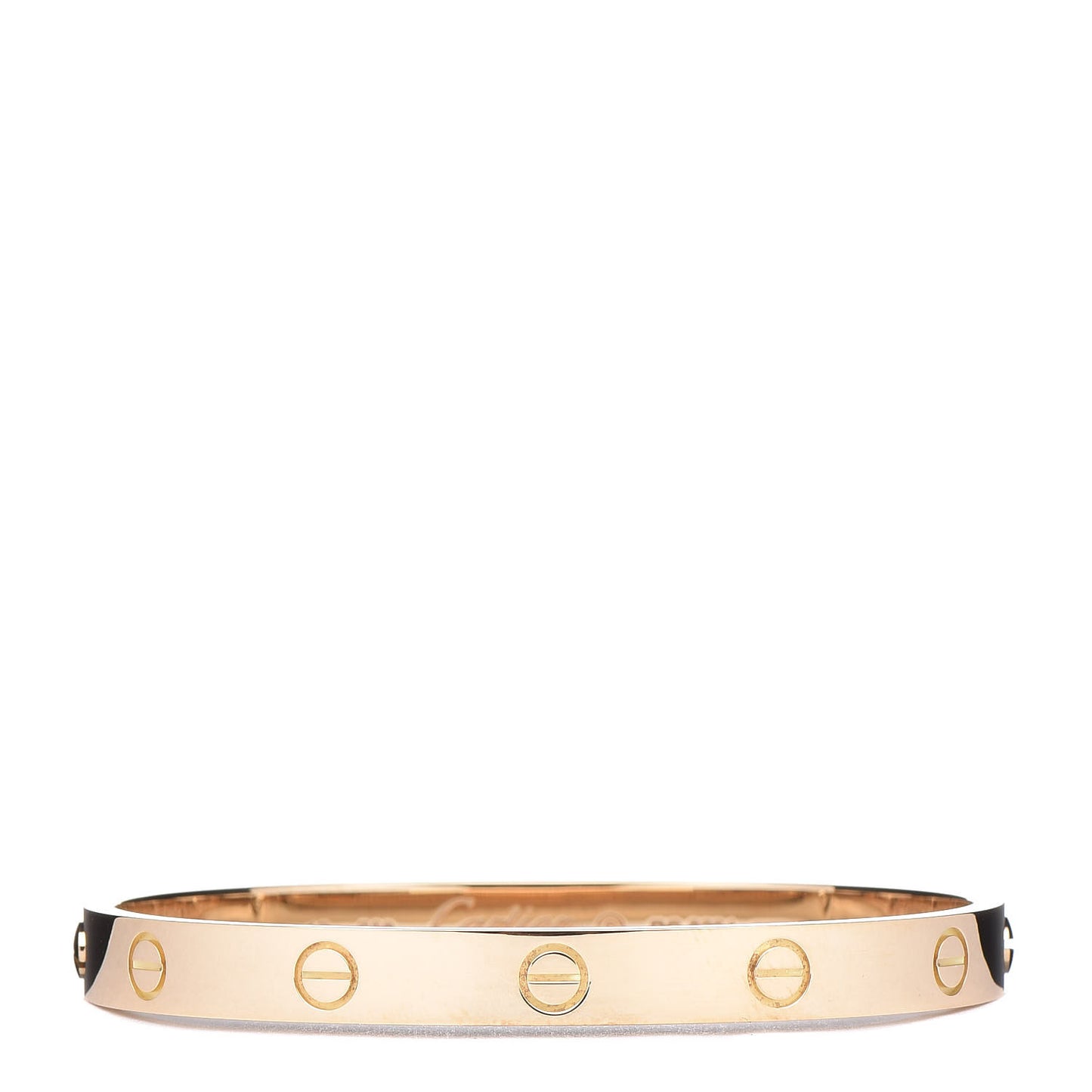 18K Yellow Gold LOVE Bracelet 17