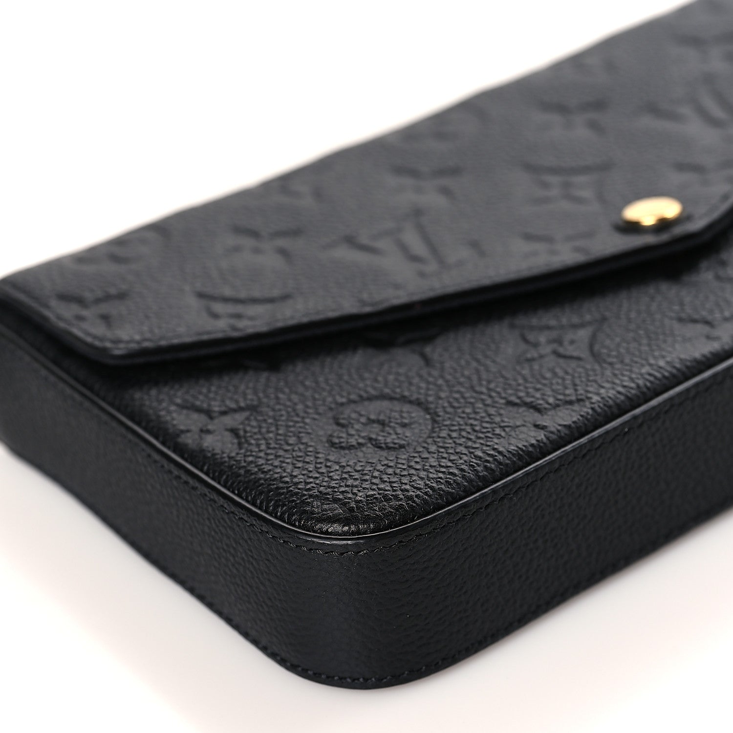 Louis Vuitton Empreinte Pochette Felicie Chain Wallet Black 9 of 9