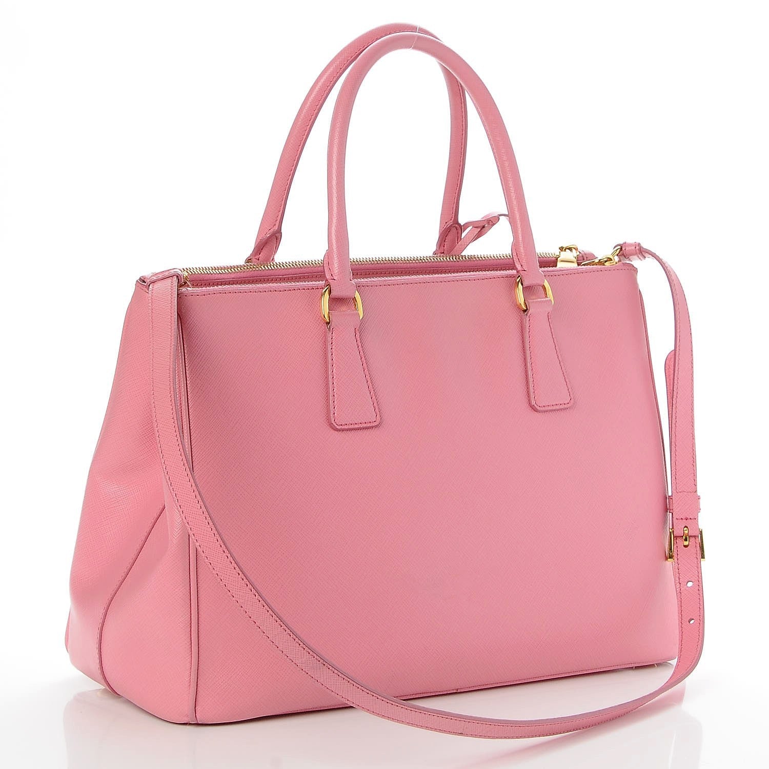 Prada Saffiano Medium Galleria Double Zip Tote Geranio 4 of 12