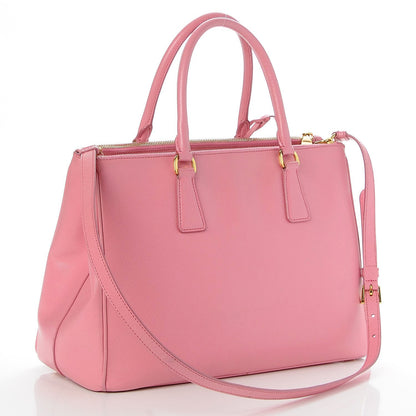 Prada Saffiano Medium Galleria Double Zip Tote Geranio 4 of 12