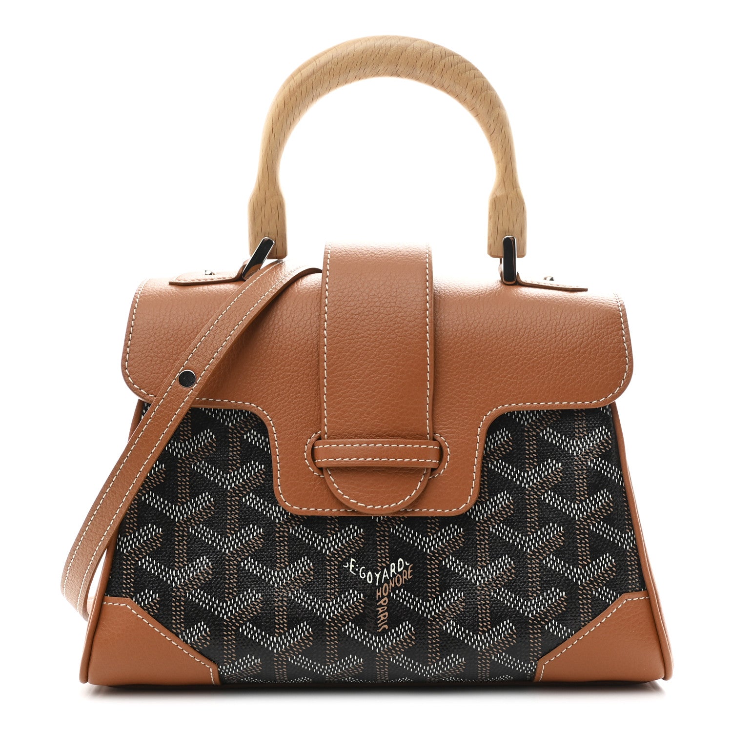 Goyard Goyardine Mini Saigon Black Gold 1 of 10