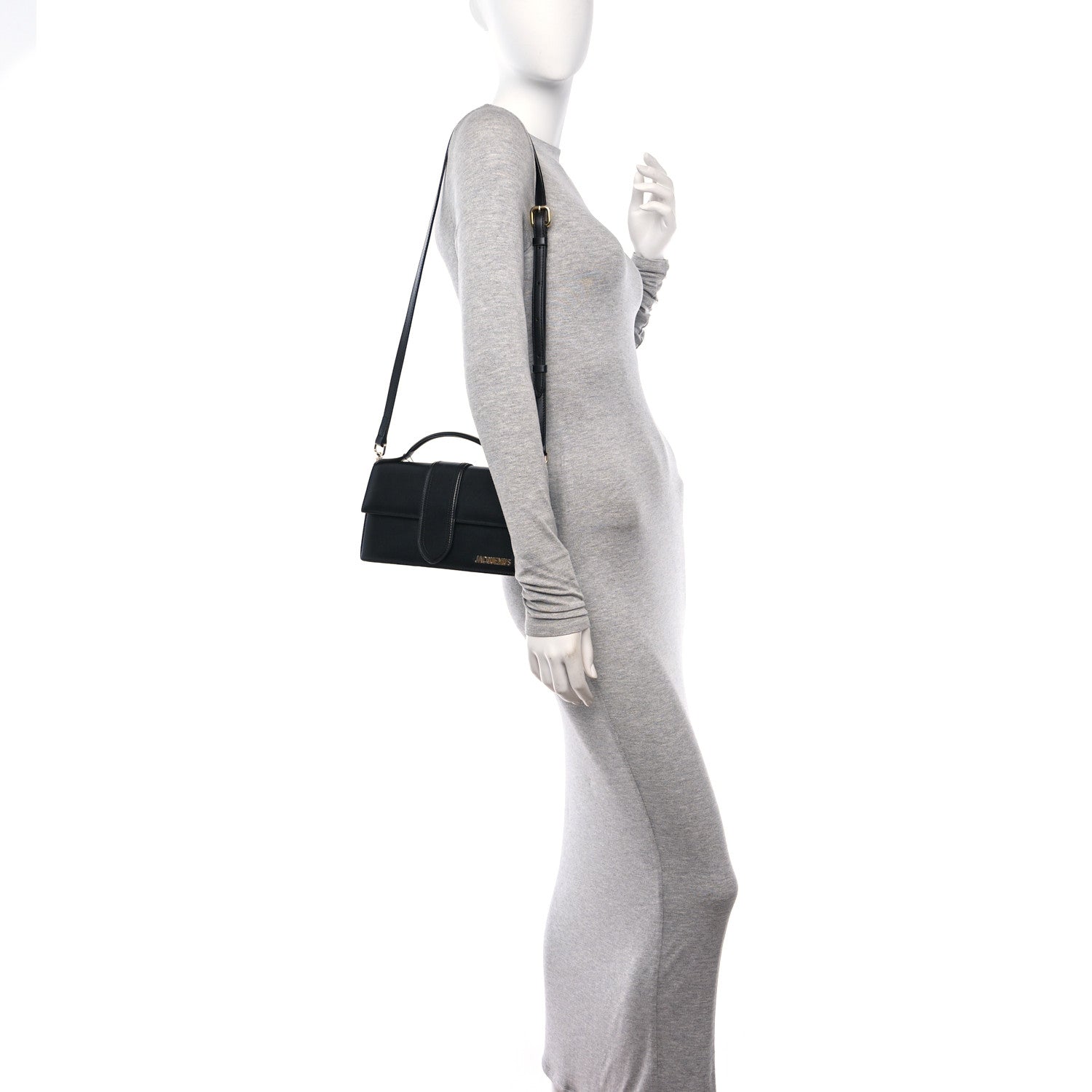 Jacquemus Smooth Calfskin Le Grand Bambino Black 3 of 17