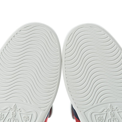 Gucci Calfskin Ayers Crystal Web Pineapple Embroidered Womens New Ace Sneakers 39 White 8 of 10