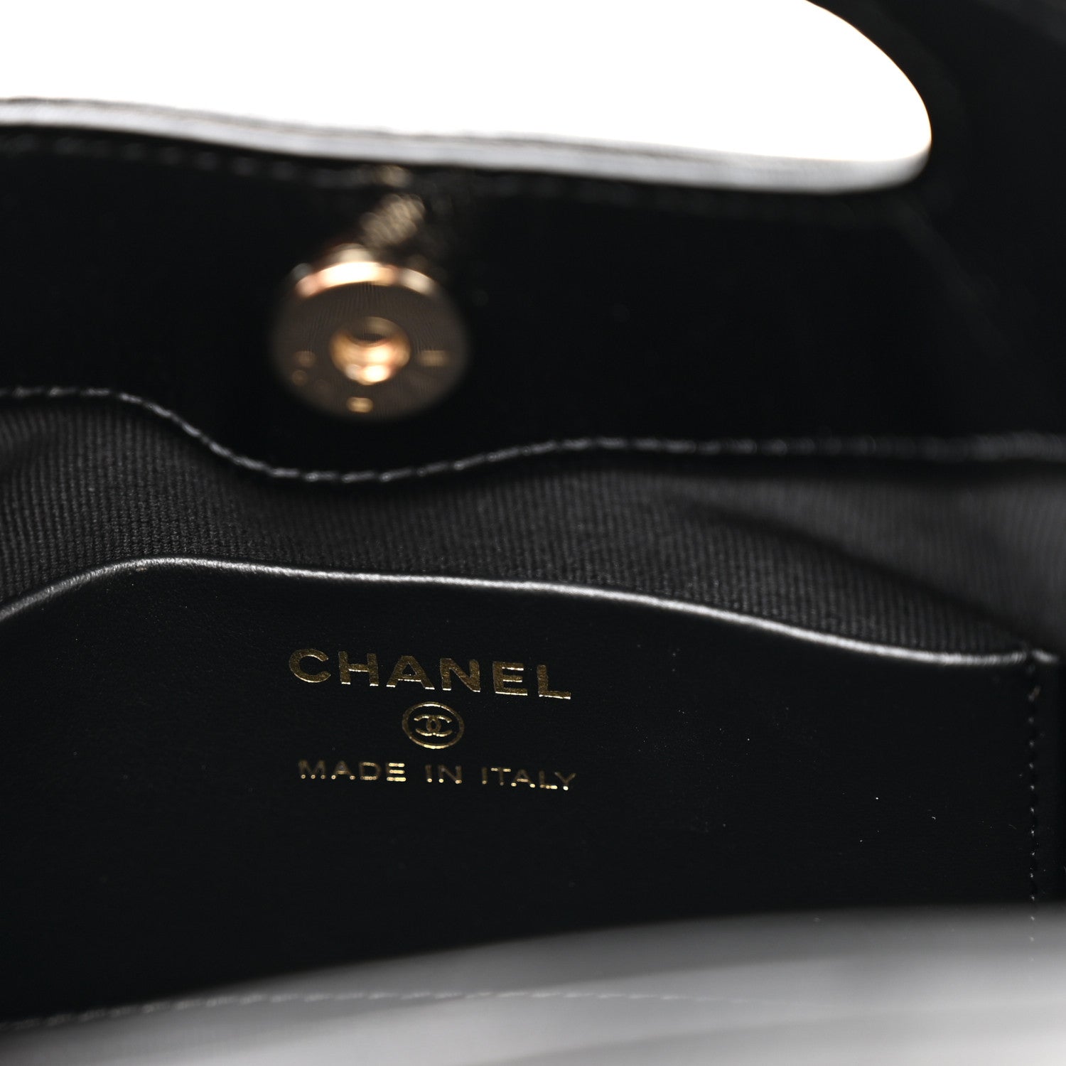Chanel Shiny Crumpled Calfskin Quilted Nano 31 Shopping Bag Black 6 of 11