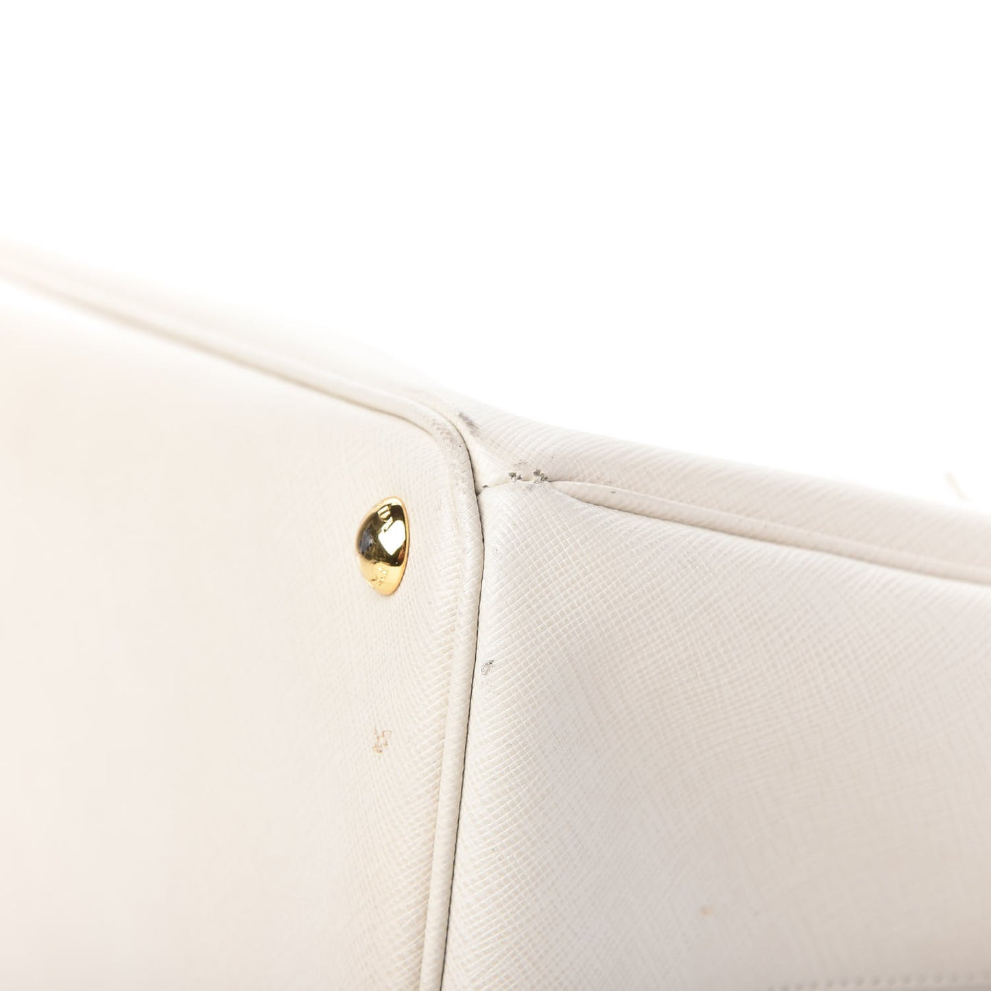 Saffiano Lux Extra Large Galleria Double Zip Tote Talco