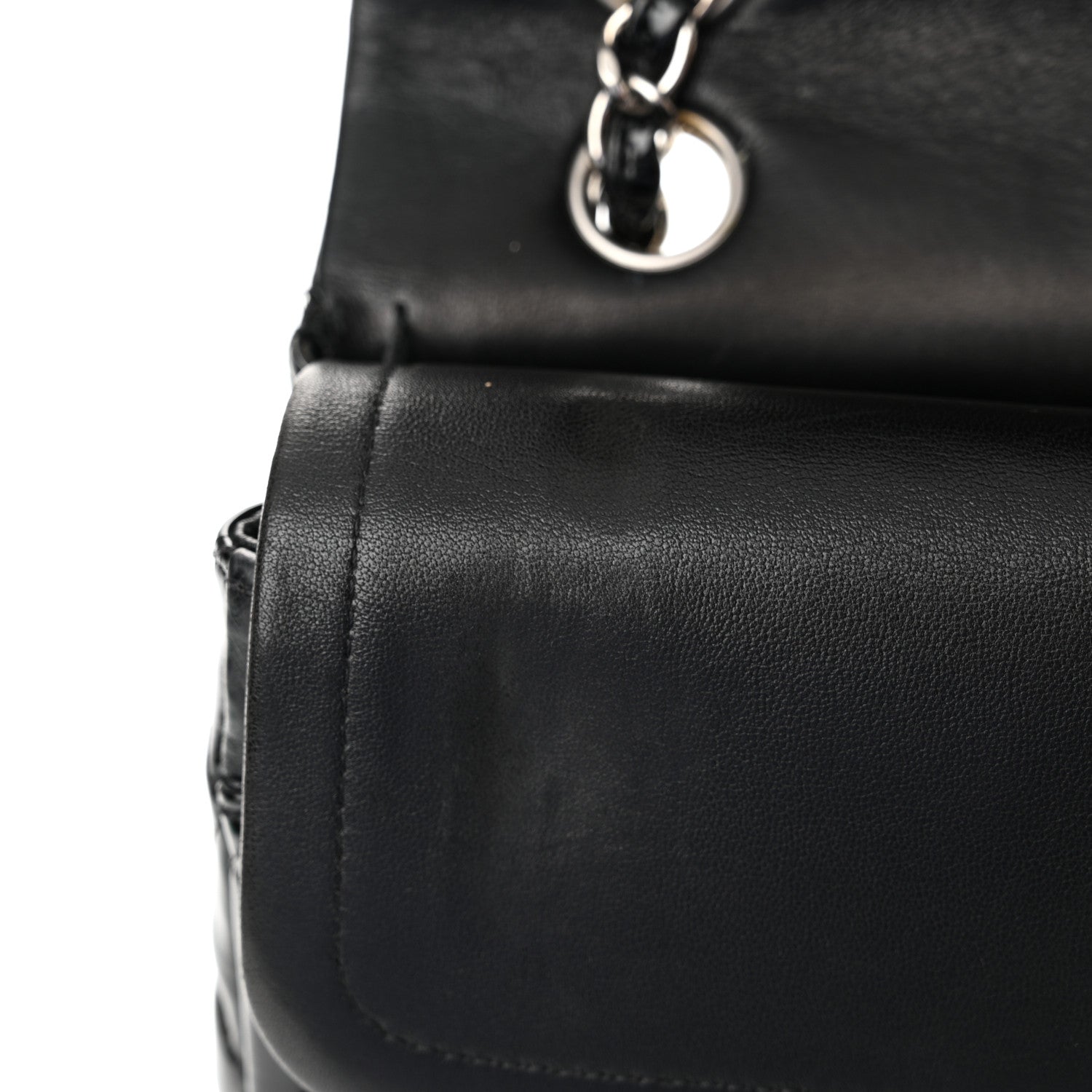 Chanel Patent Quilted Medium Double Flap Black 18 of 20