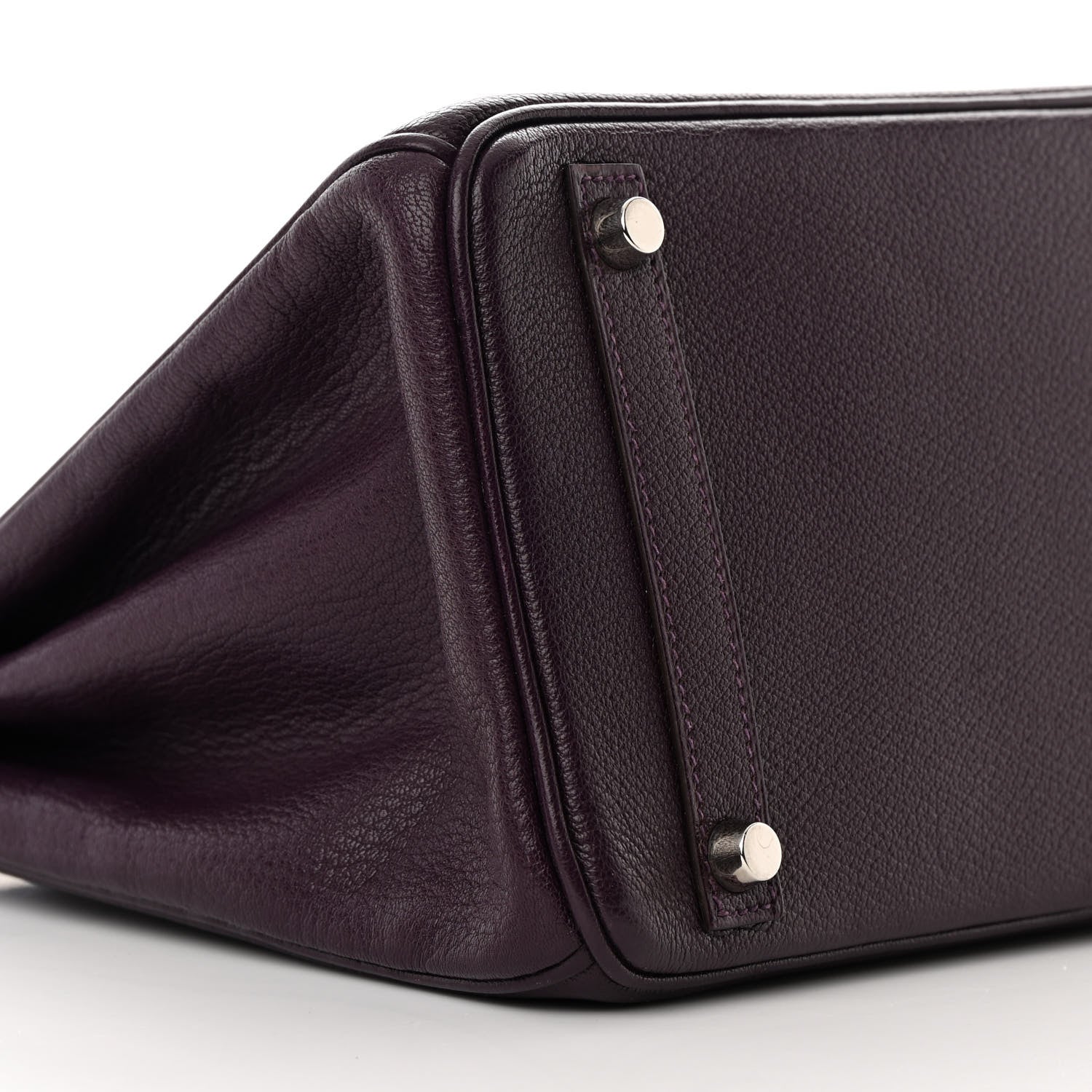 Hermes Chevre Mysore Birkin 30 Raisin 13 of 15