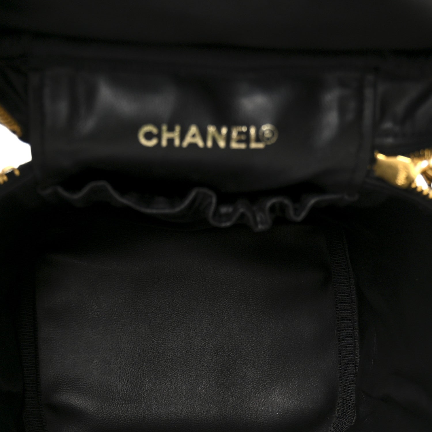 Chanel Caviar Vanity Cosmetic Case Black 5 of 11