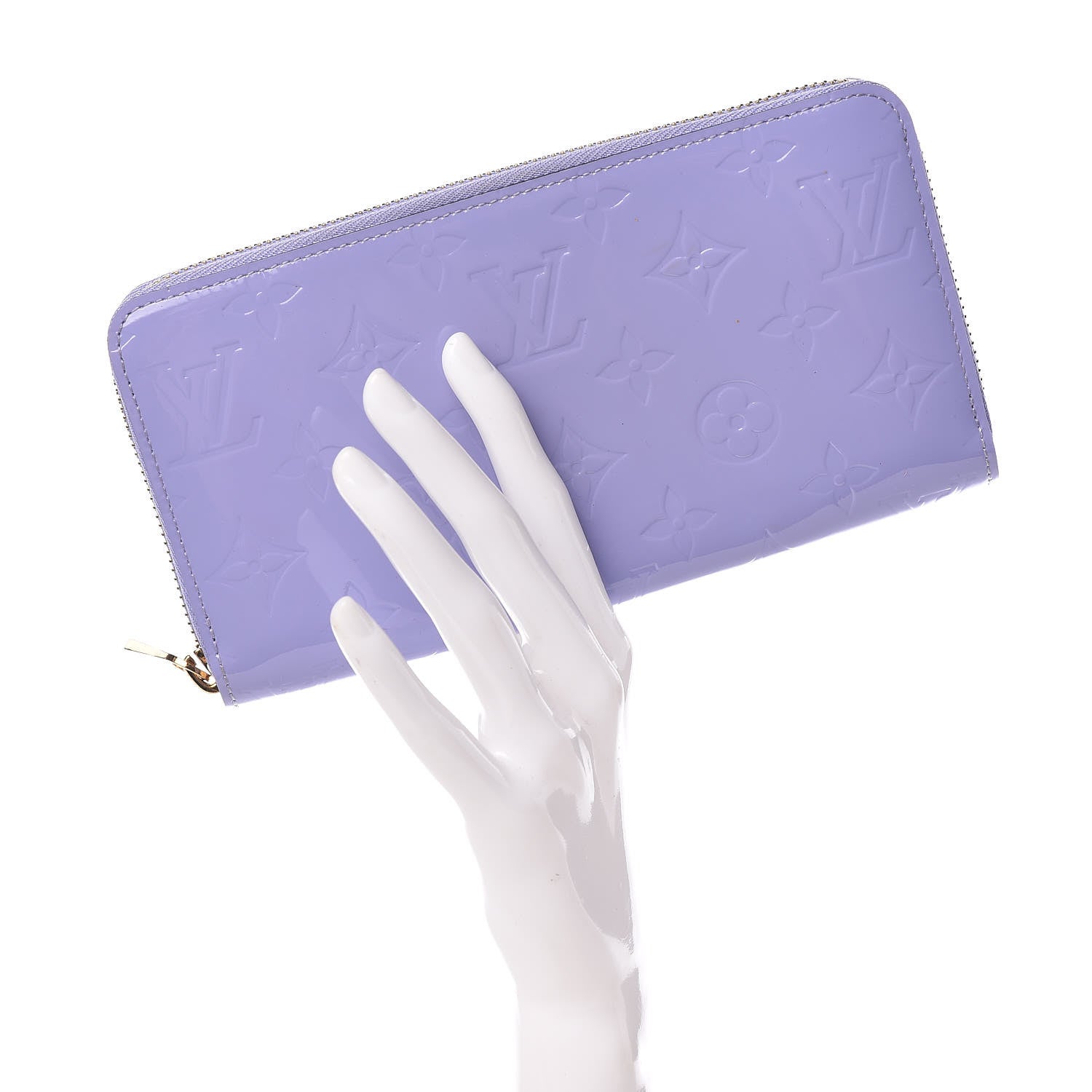 Louis Vuitton Vernis Zippy Wallet Lilac 2 of 8