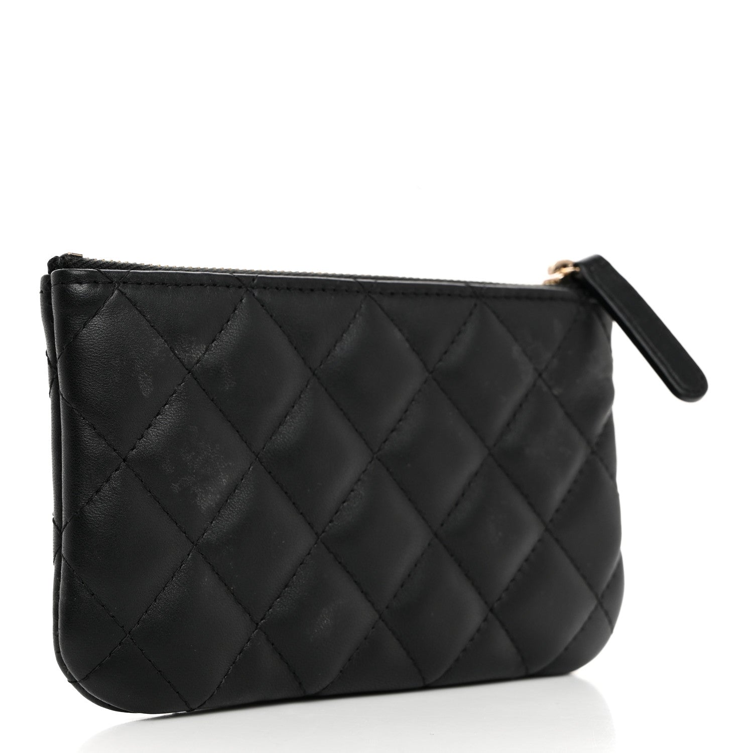 Chanel Lambskin Quilted Casino Coin Purse Black 3 of 11