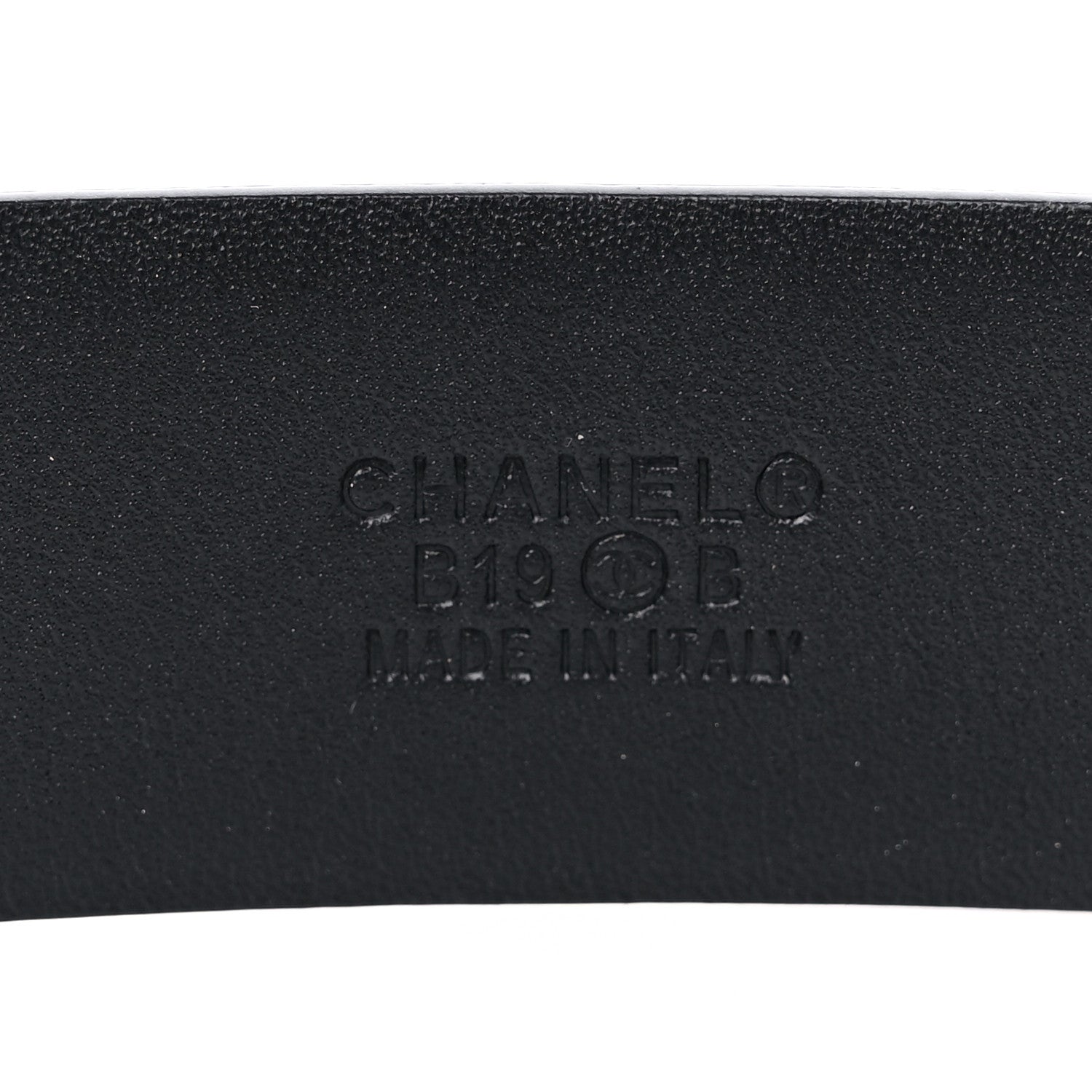 Chanel Calfskin Pearl Belt 80 32 Black 5 of 7
