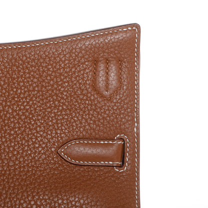 Hermes Taurillon Clemence Jypsiere 28 Gold 19 of 23