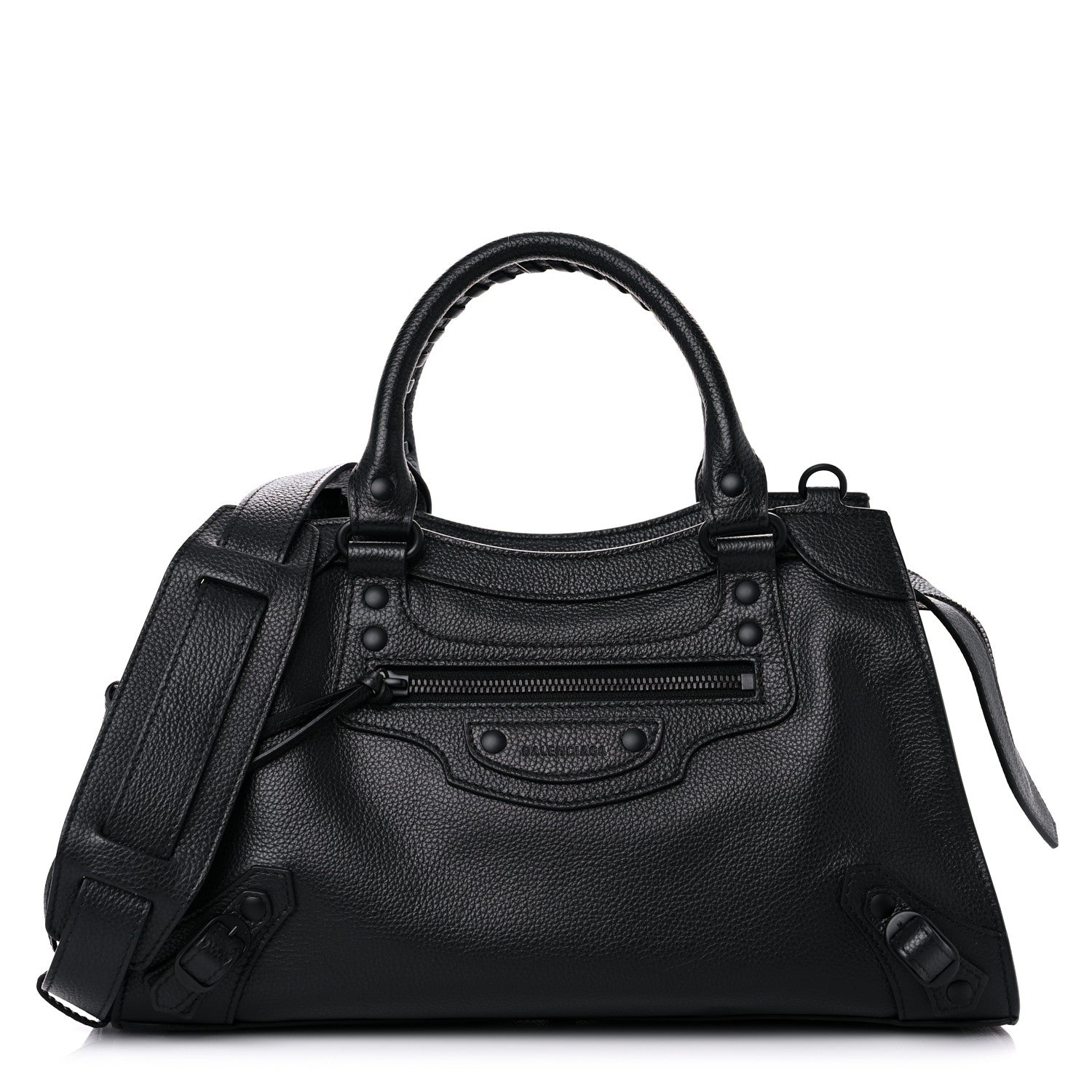 Balenciaga Grained Calfskin Neo Classic Black Hardware S City Black 1 of 12