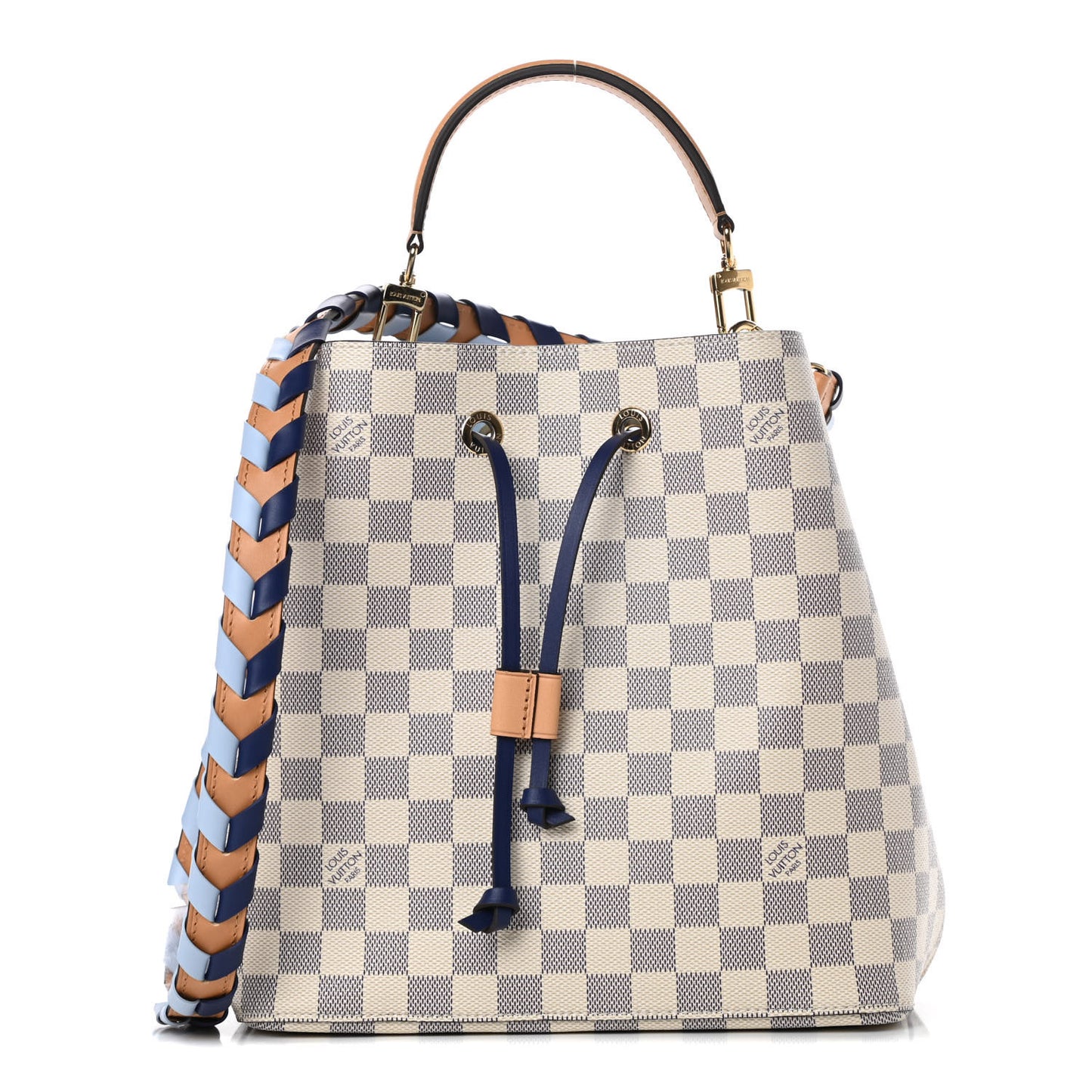 Damier Azur Braided Neonoe MM Blue