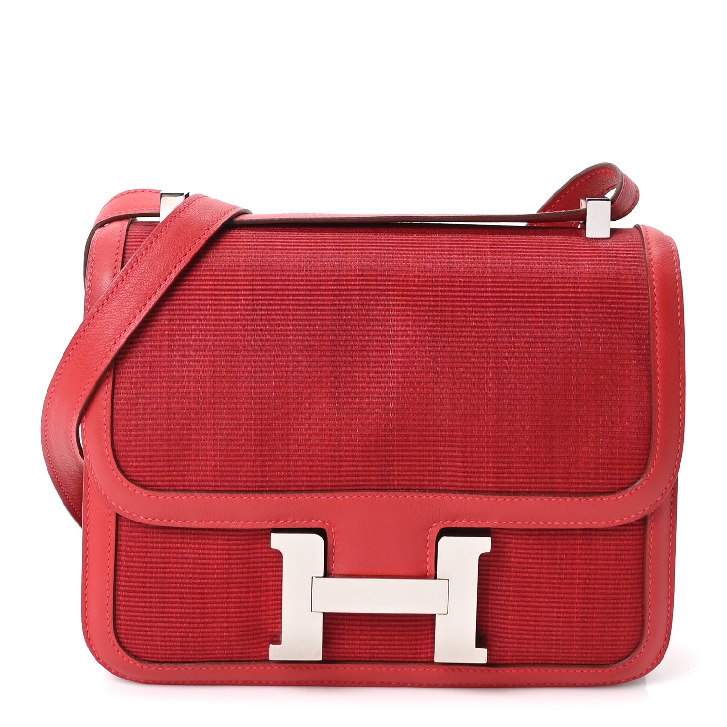 Hermes Swift Crinoline Constance 24 Rouge Casaque 1 of 10