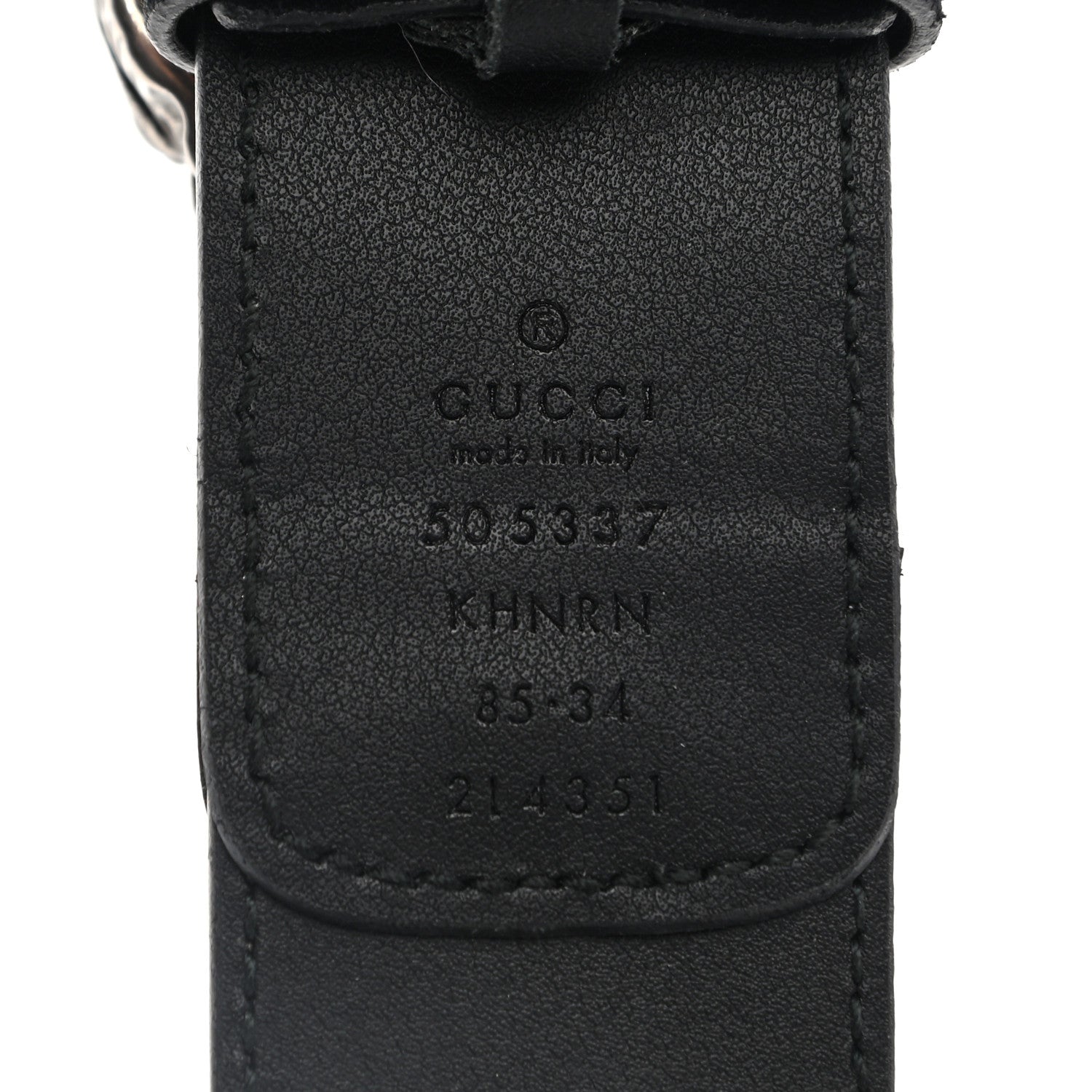 Gucci GG Supreme Monogram Suede Dionysus 40mm Belt 85 34 Beige Black 5 of 6