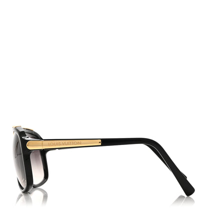 Louis Vuitton Acetate Evidence Sunglasses Z0350E Black 3 of 7