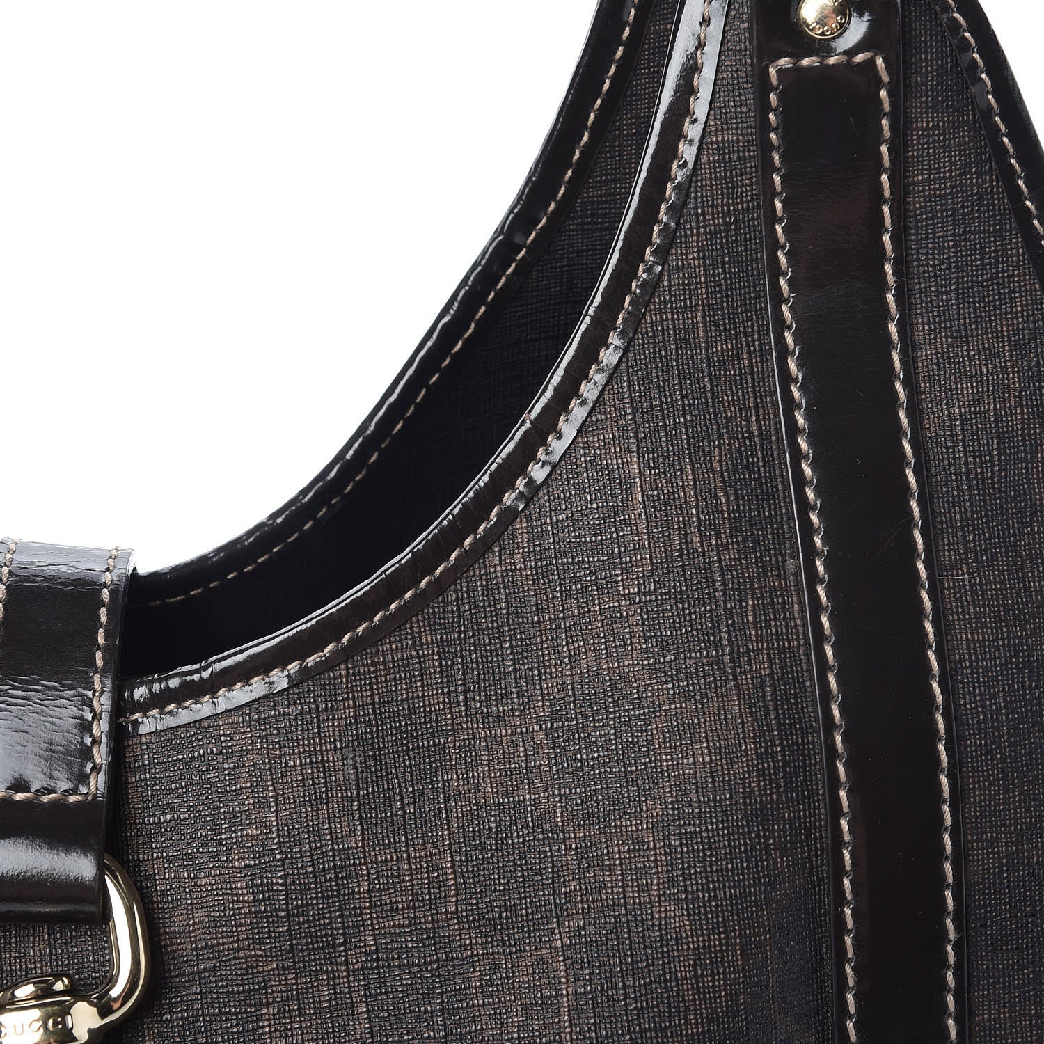 Gucci GG Plus Monogram Medium Joy Shoulder Bag Dark Brown 17 of 18