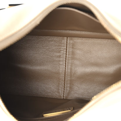 Prada Soft Calfskin Medium Aimee Shoulder Bag Travertine 5 of 10