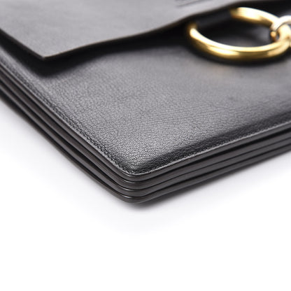 Chloe Goatskin Medium Faye Shoulder Bag Black 8 of 9