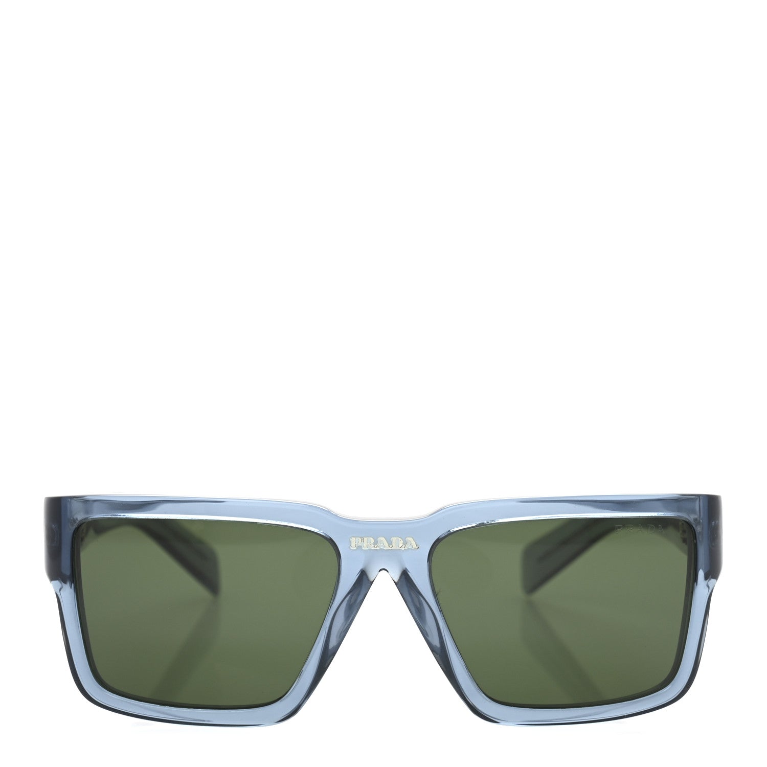 Prada Acetate Sunglasses SPR 10Y Military Green 2 of 8