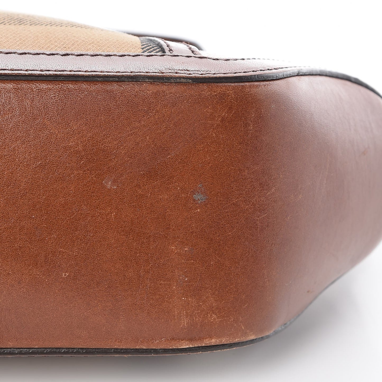 House Check Mini Orchard Crossbody Tan