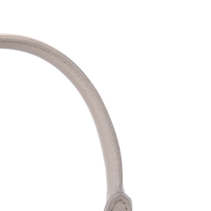 Saint Laurent Smooth Calfskin Baby Monogram Cabas Gris Perle 15 of 22