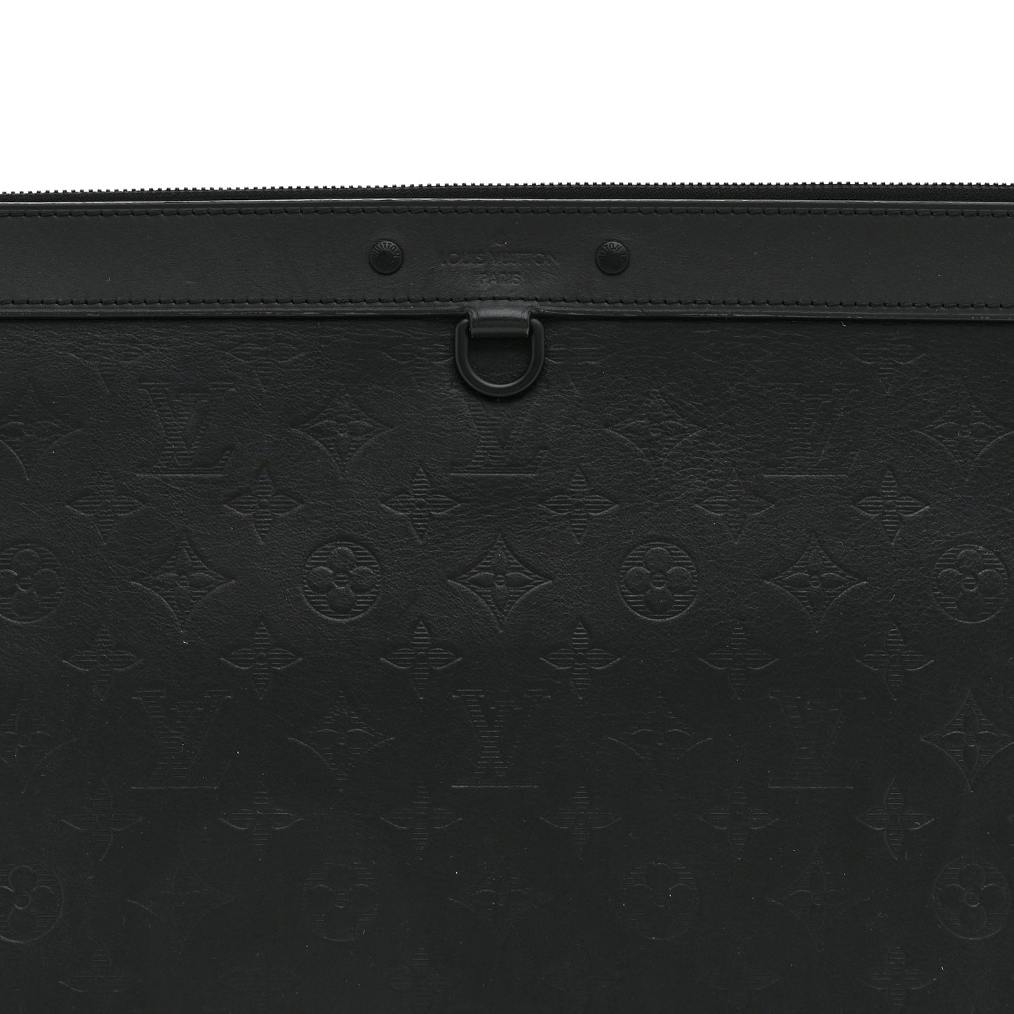 Calfskin Monogram Shadow Discovery Pochette Black