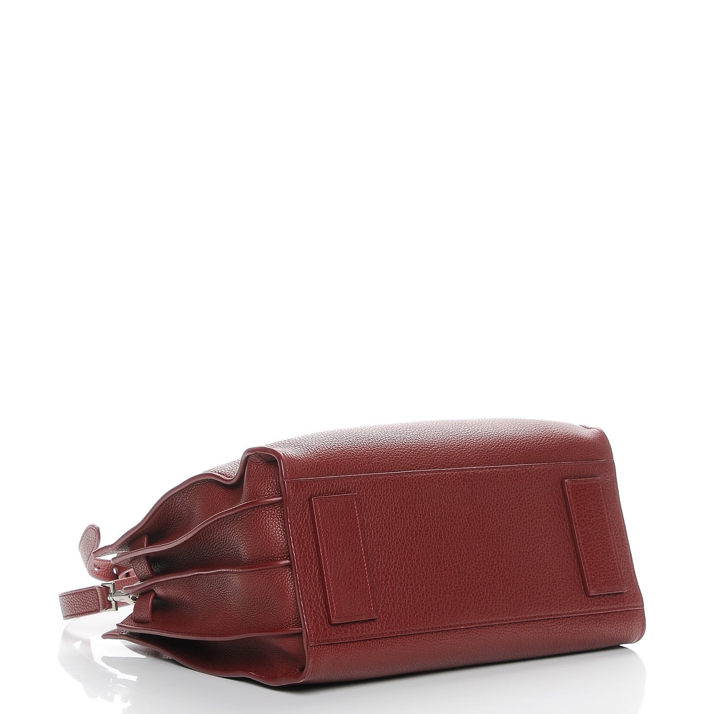 Grained Calfskin Small Supple Sac De Jour Dark Pallisandre