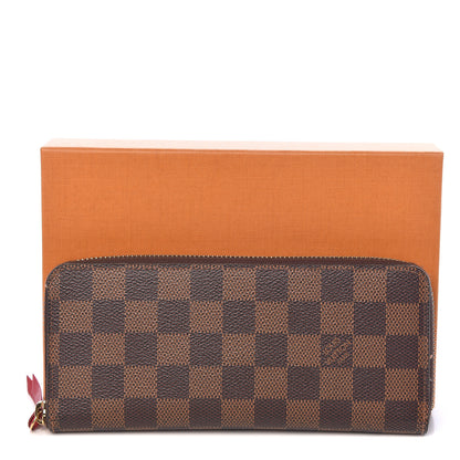 Louis Vuitton Damier Ebene Clemence Wallet Cherry 9 of 9