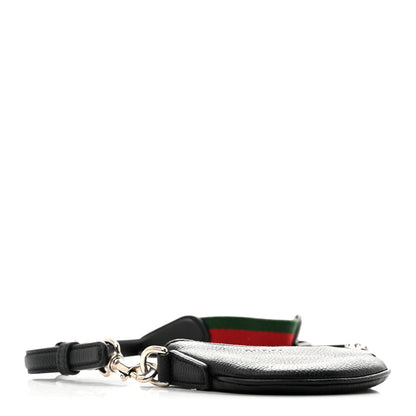 Gucci Pebbled Calfskin Mini B Shoudler Bag Black 4 of 10