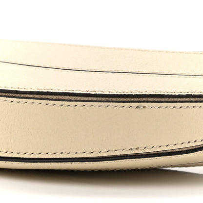 Chloe Grained Calfskin Banana Crossbody Bag Vegetal Beige 9 of 10
