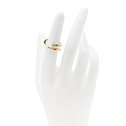 Cartier 18K Yellow Gold Diamond Juste Un Clou Ring 51 5.75 2 of 4