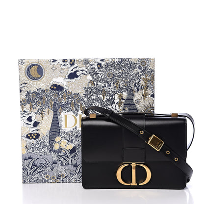 Christian Dior Smooth Calfskin 30 Montaigne Flap Bag Black 9 of 9