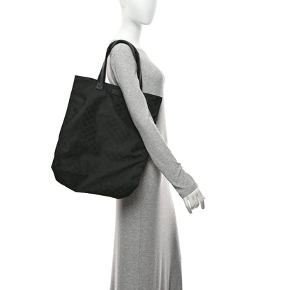 Gucci Nylon Monogram Vertical Tote Black 2 of 11