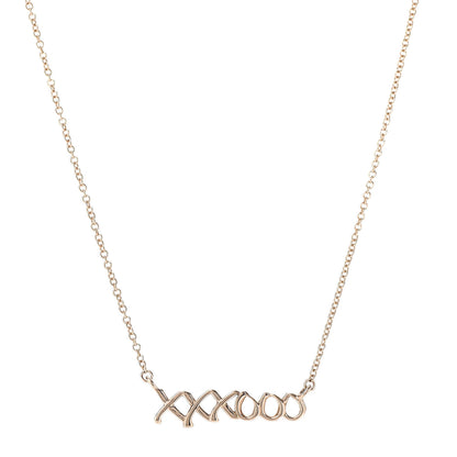 Tiffany 18K Rose Gold Paloma's Graffiti Love and Kisses Pendant Necklace 1 of 6