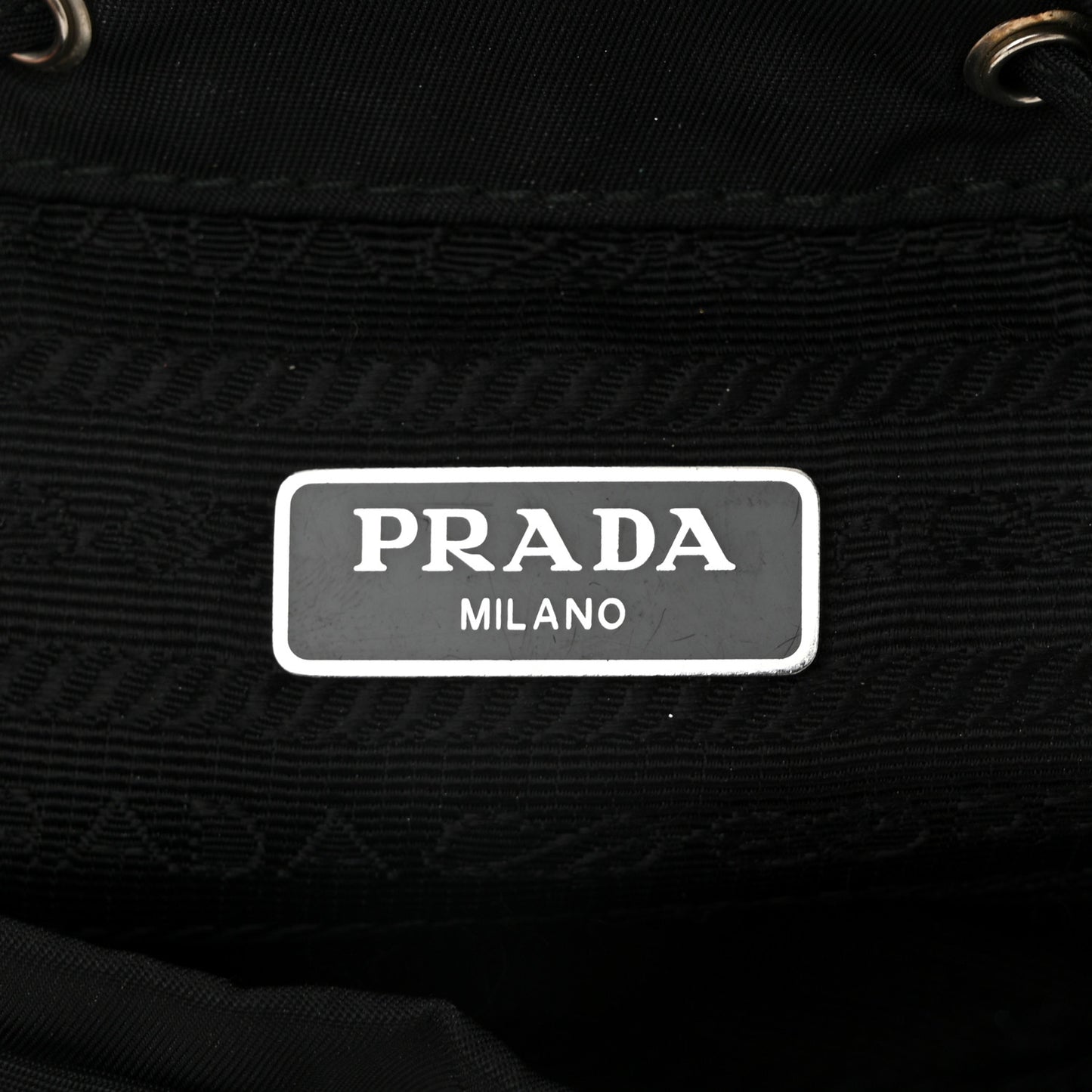 Nylon Vela Mini Crossbody Backpack Black