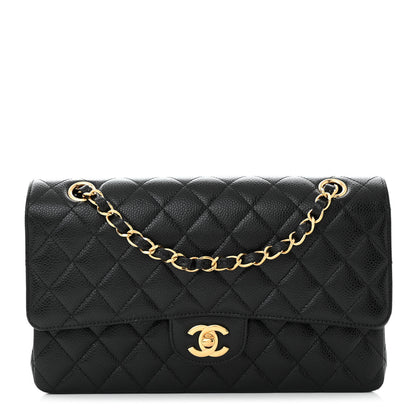 Chanel Caviar Quilted Medium Double Flap Black 1 of 11