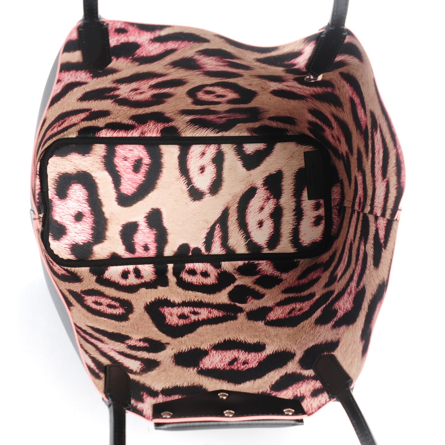 Coated Canvas Medium Antigona Tote Black