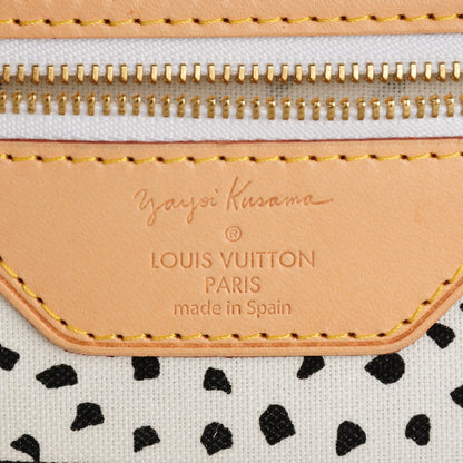 Louis Vuitton Monogram Kusama Waves Neverfull MM White 6 of 7