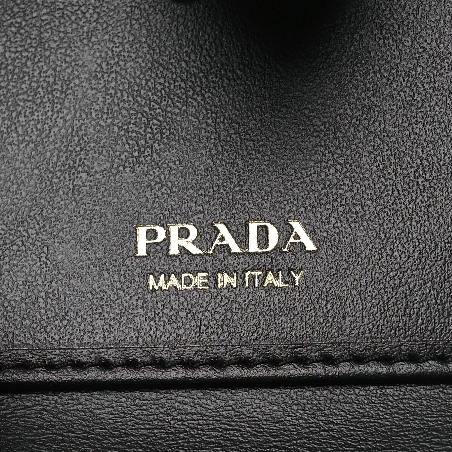 Prada Saffiano Small Triangle Wallet Black 7 of 11