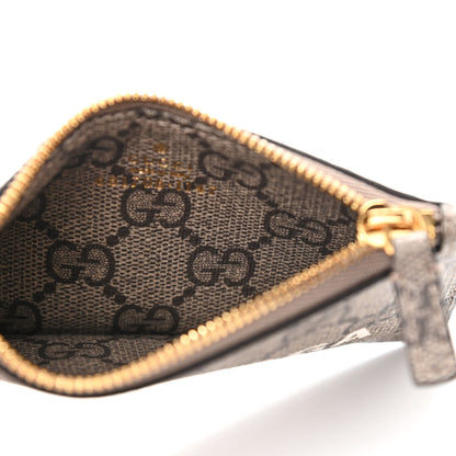 Gucci X BALENCIAGA GG Supreme Monogram Logo Card Case With Strap Beige Ebony 5 of 8