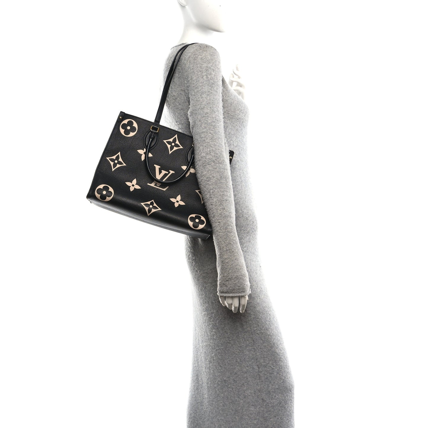 Empreinte Monogram Giant Onthego MM Black Beige