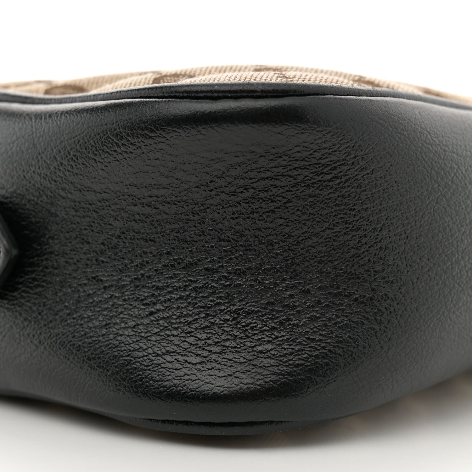 Gucci Monogram Matelasse Diagonal Small GG Marmont Chain Shoulder Bag Beige Black 9 of 14