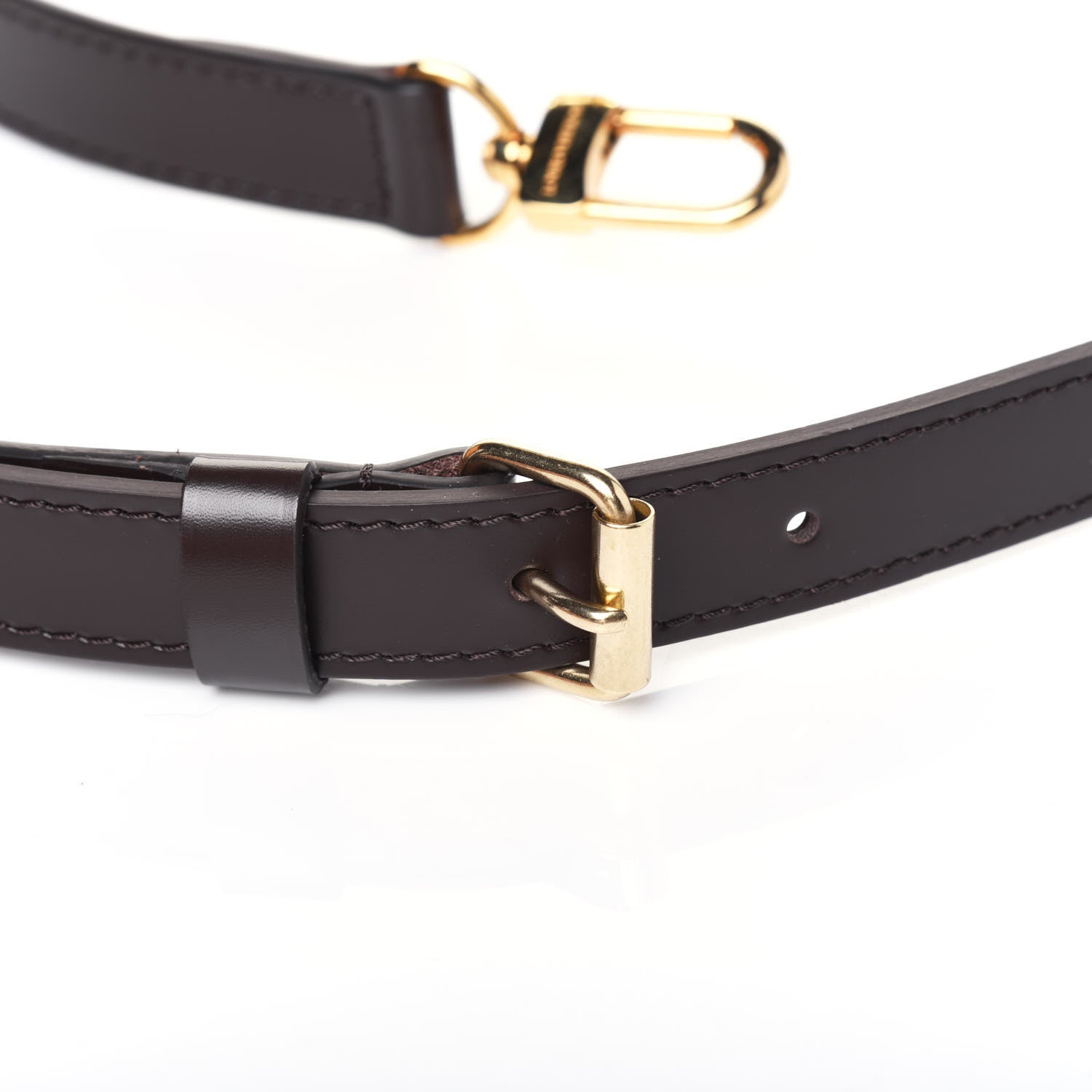 Louis Vuitton Calfskin Adjustable Speedy Bandouliere Shoulder Strap Brown 4 of 6