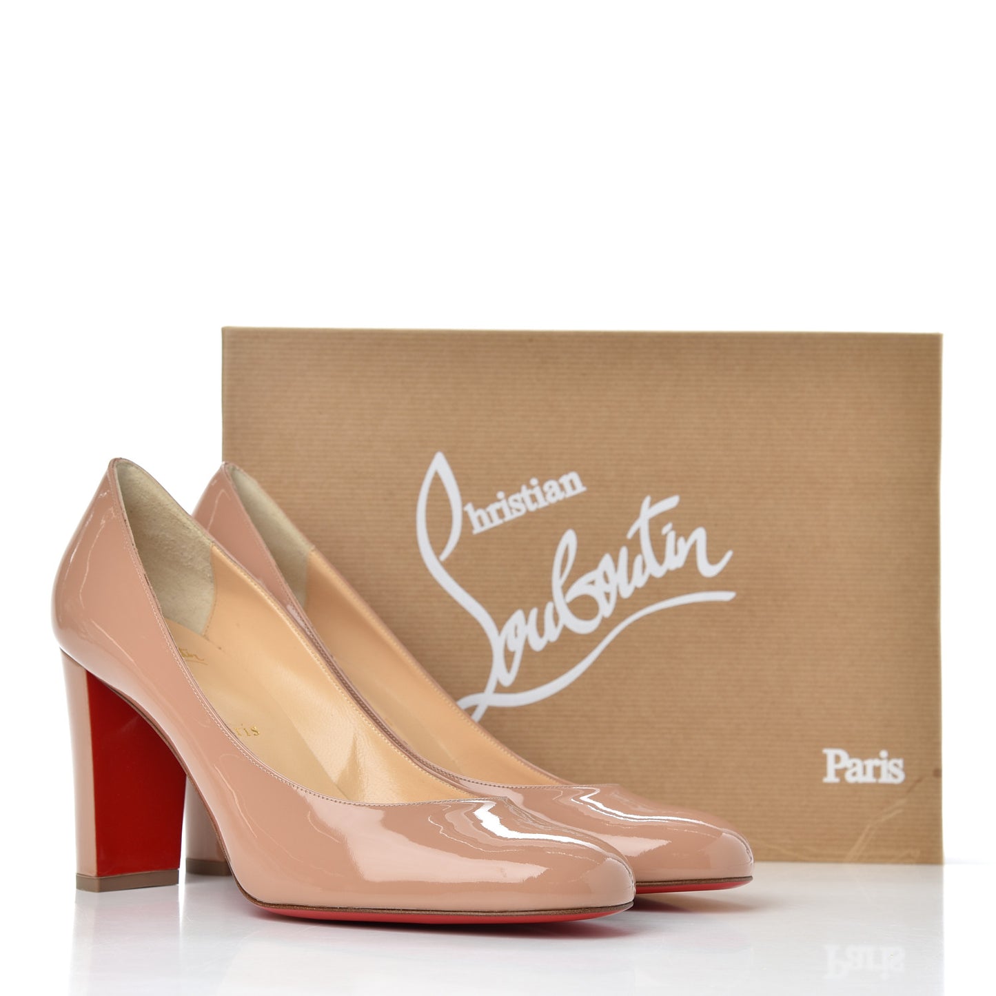 Patent Lady Gena 85 Pumps 39.5 Nude
