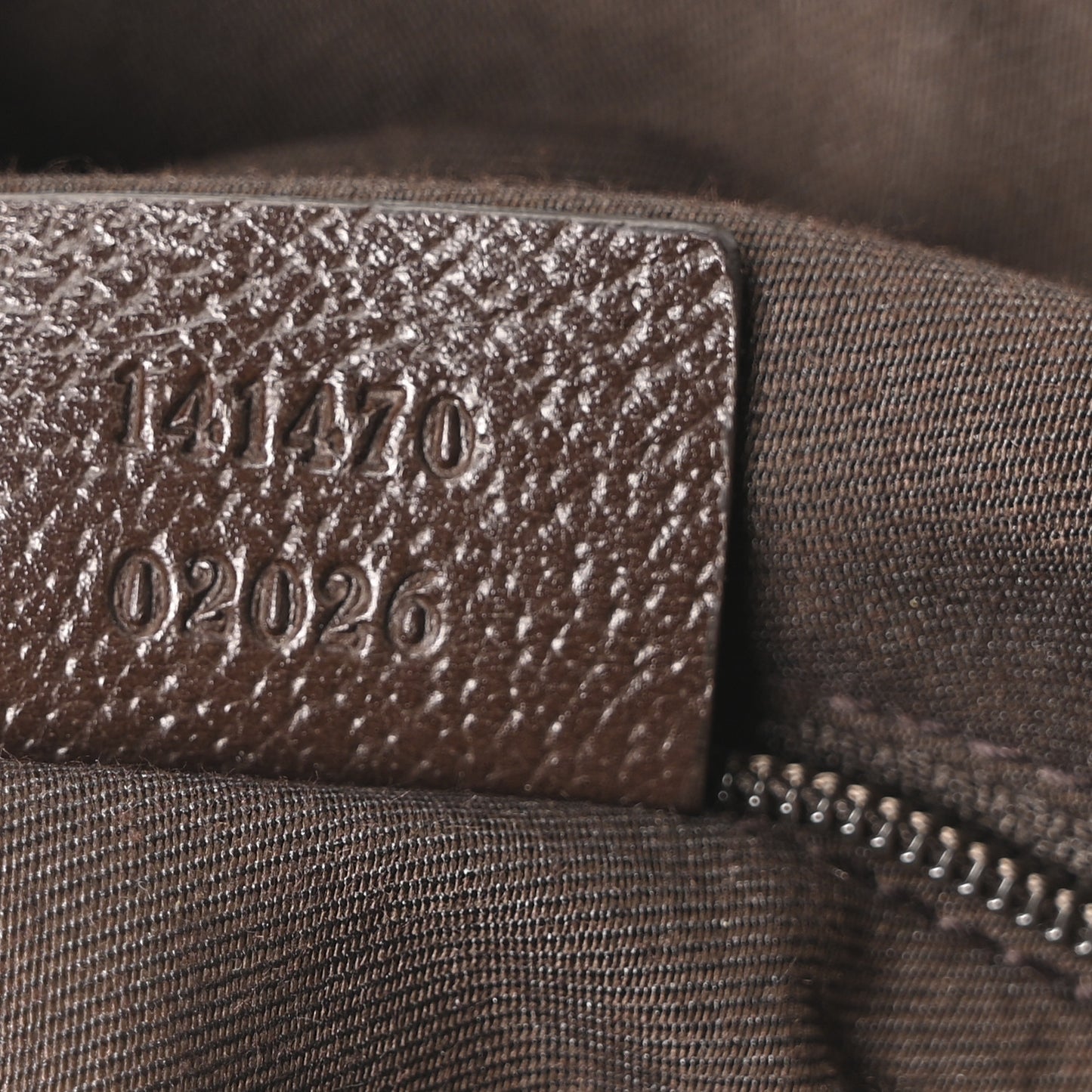Monogram Medium Abbey Tote Dark Brown